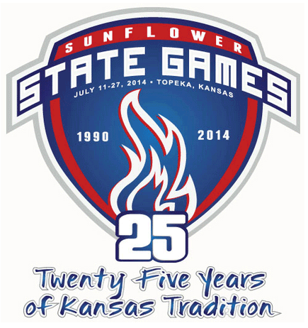 [Sunflower State Games 2014 logo]